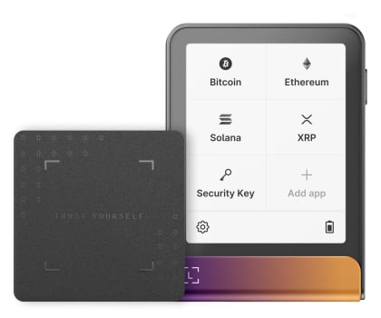Ledger Flex Ferro Fuchsia Crypto Hardware Wallet with Recovery Key