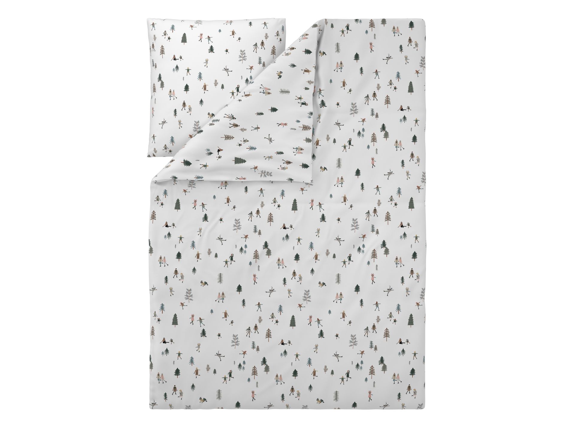 LIVARNO® Pościel flanelowa, 140 x 200 cm (Ludzie)