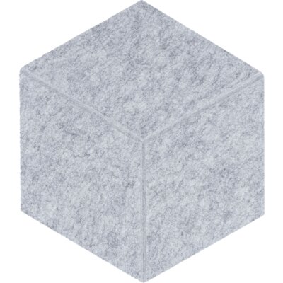 Panel dekoracyjny MULTIDECOR Felly Heksagon 02 40 x 46 cm Szary (2 szt.)