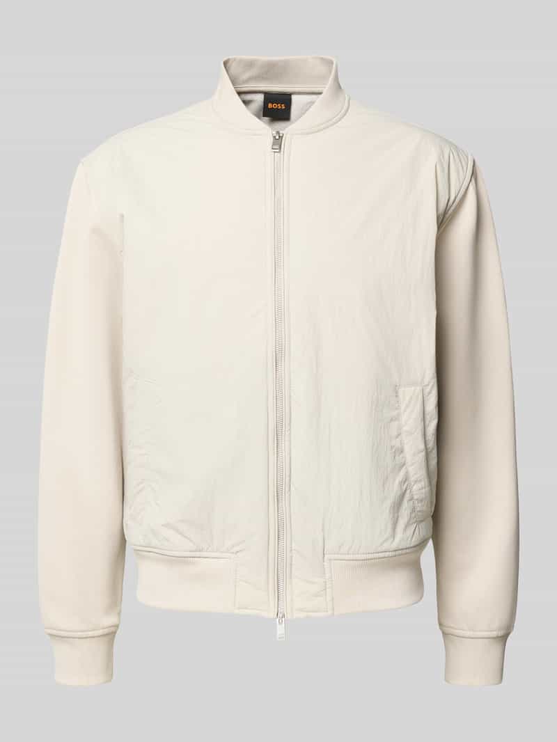 Bomberka o kroju regular fit z dodatkiem bawełny model ‘ZE_SMARTCORE’