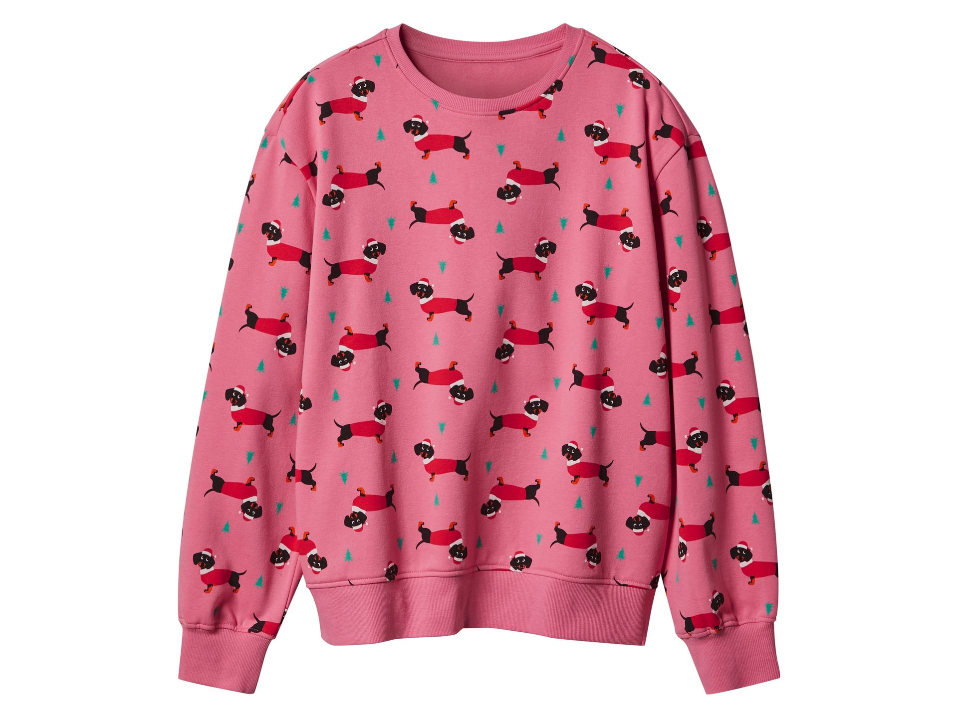 ESMARA® Damska bluza z kapturem / Bluza dresowa (Różowy, XS (32/34))
