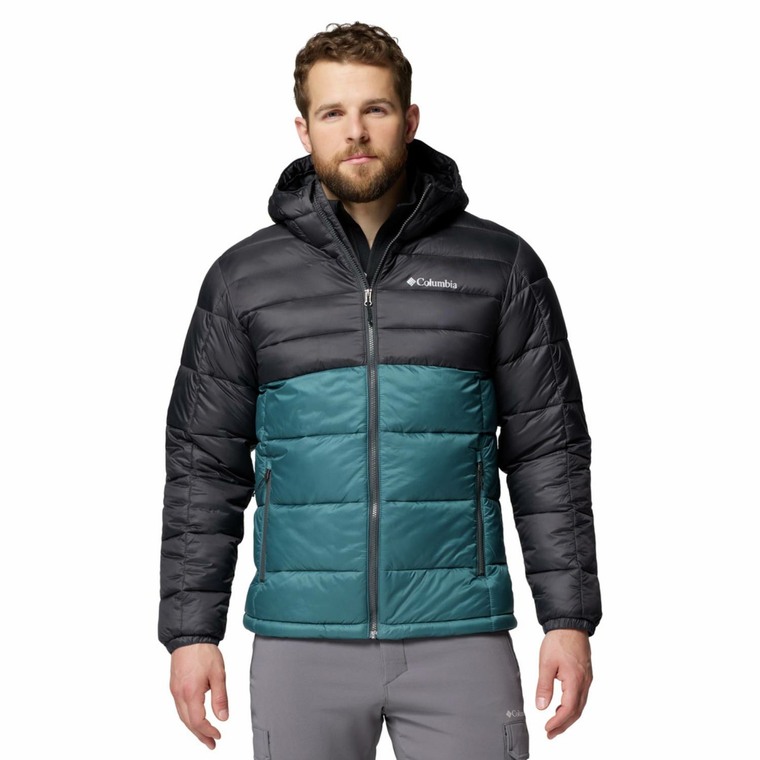 Męska kurtka ocieplana Columbia Buck Butte II Insulated Hooded Jacket everblue/shark - S
