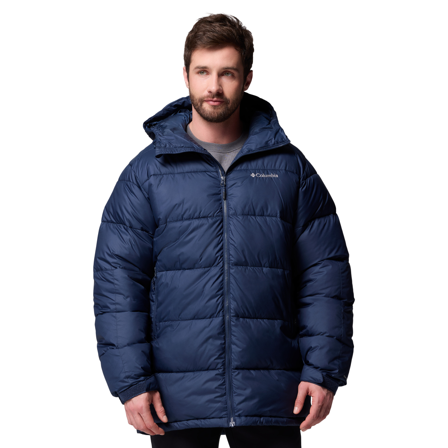 Męska parka zimowa Columbia Pike Lake Parka collegiate navy - S