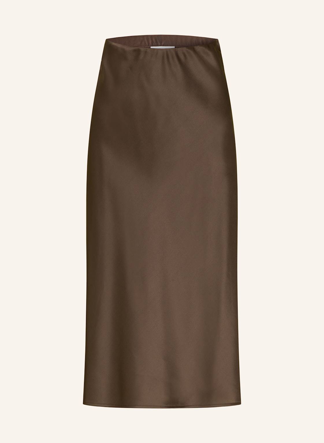 Comma Spódnica Satynowa braun