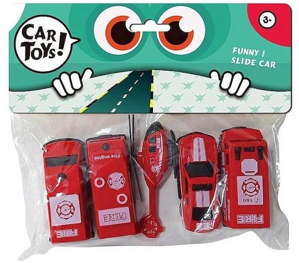 Zestaw 5 pojazdów straży pożarnej