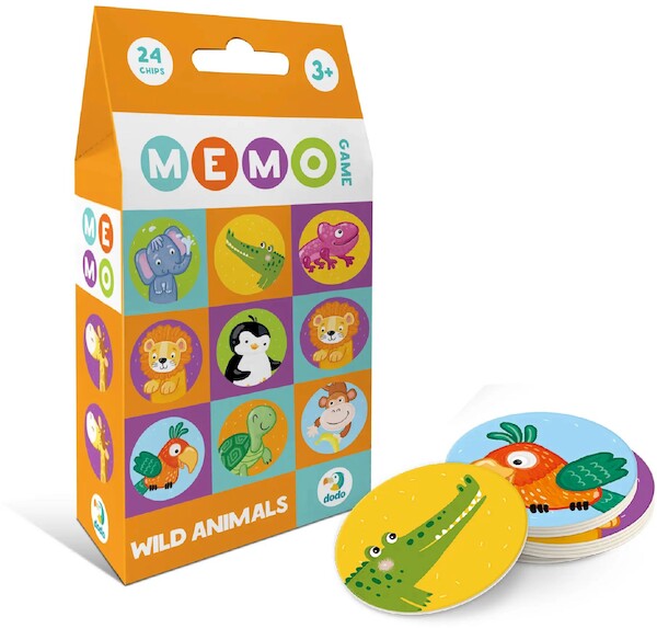 Gra Memo Dzikie zwierzeta