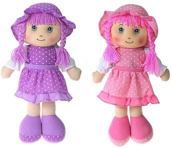 Lalka szmacianka język polski 50cm MIX