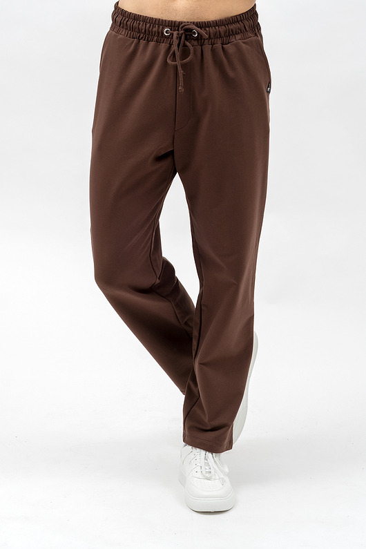 Spodnie dresowe męskie ,,JAMAN czekolada