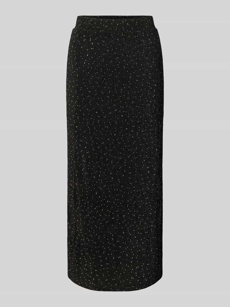 Spódnica midi z elastycznym pasem model ‘SILNA’