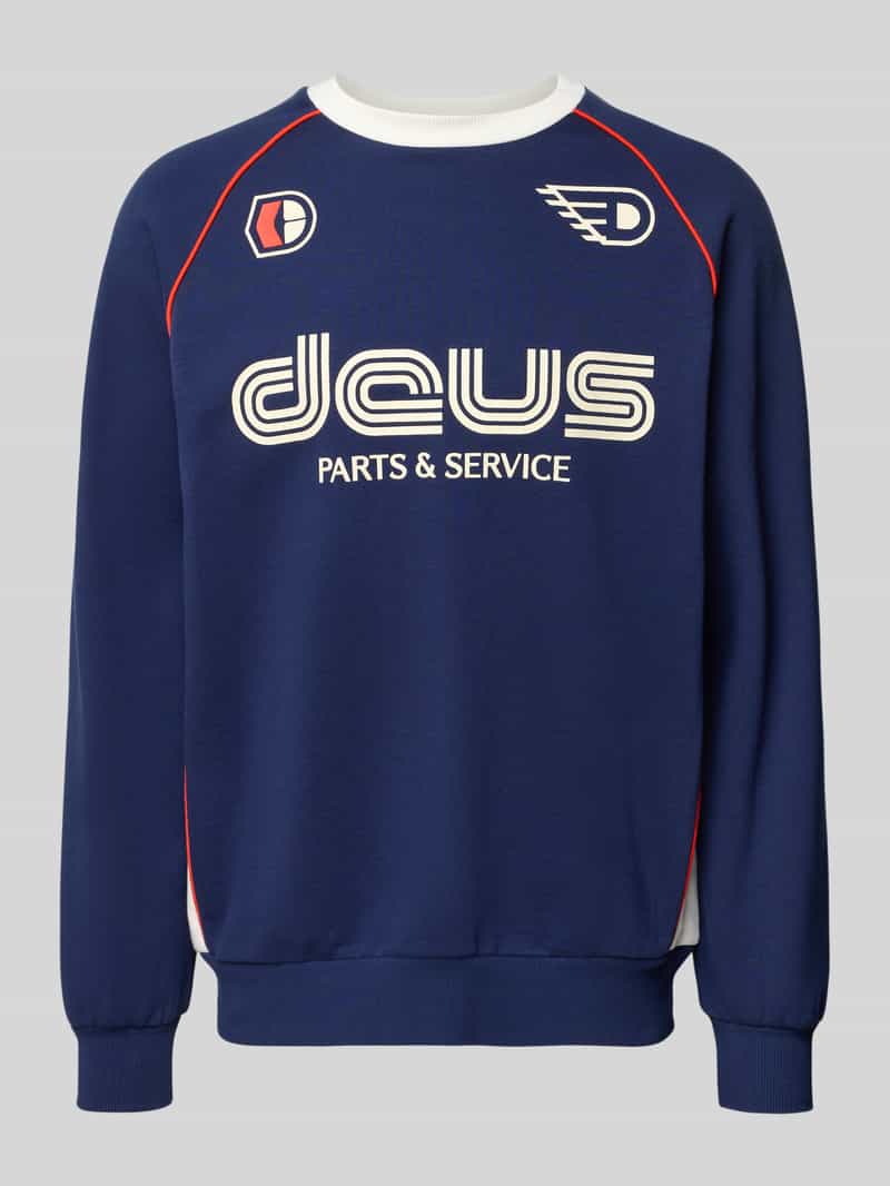 Bluza z nadrukiem z logo model ‘POWER SHIFT CREW’