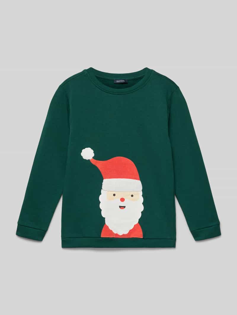 Bluza z prążkowanymi wykończeniami