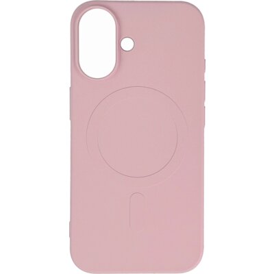 Etui HURTEL Liquid Silicone Case MagSafe do Apple iPhone 16 Jasnoróżowy
