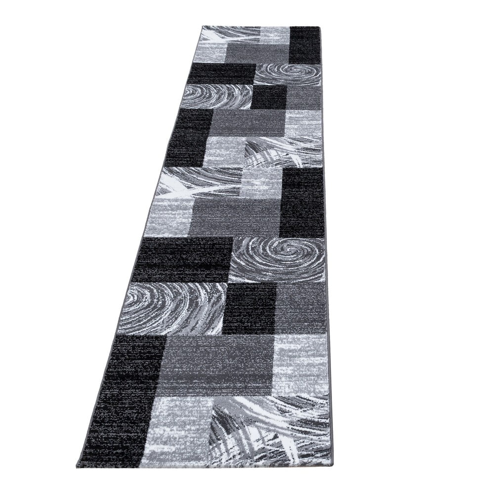 Ciemnoszary chodnik 80x300 cm Parma – Ayyildiz Carpets