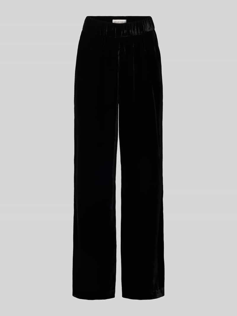 Spodnie materiałowe z elastycznym pasem model ‘Mucia’