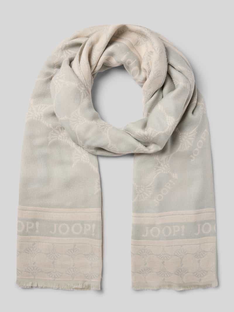 Szal z nadrukiem z logo