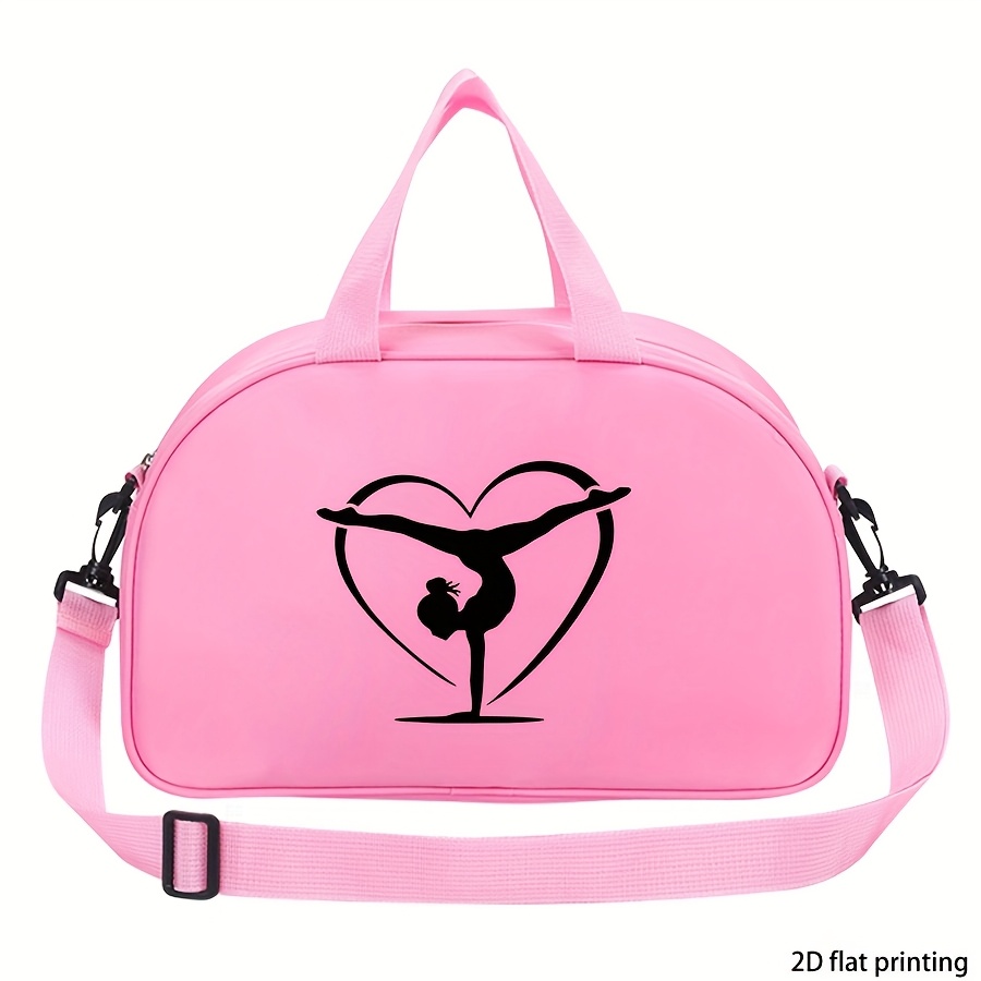 TEMU Torba Gimnastyczna 's Gymnastics Dance - Lekka Torba na Ramię z Regulowanym Paskiem, Zamek Błyskawiczny - Wytrzymała Torba do Siłowni, Tańca,