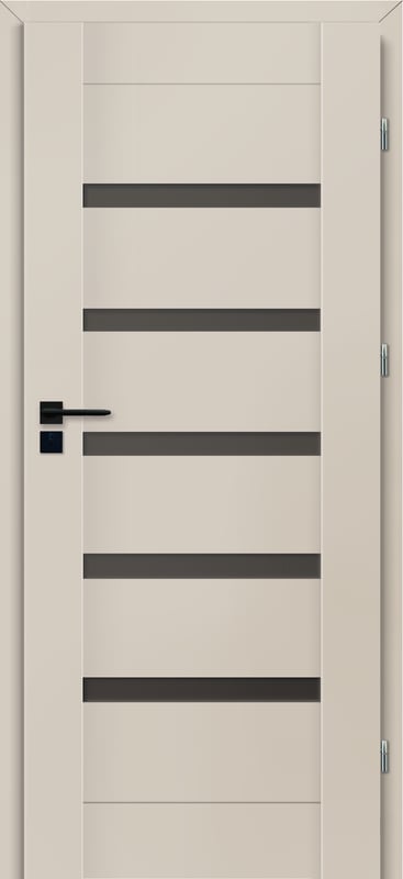 Artens Drzwi wewnętrzne pokojowe 80 prawe Elmo Nero kaszmir