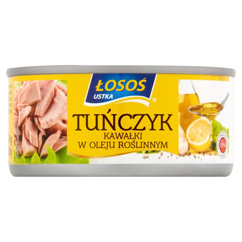 Łosoś Ustka Tuńczyk kawałki w oleju roślinnym 170 g