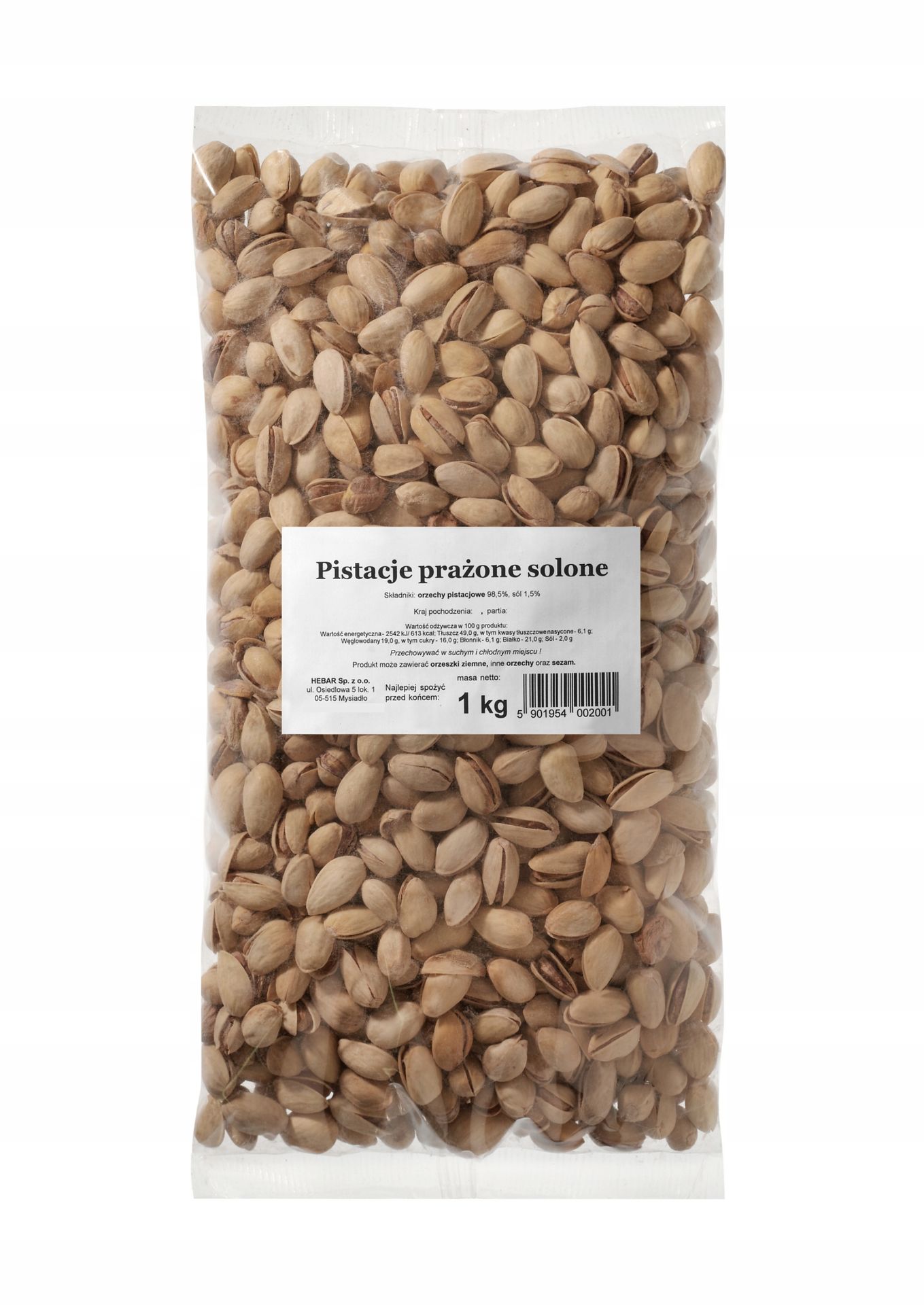 PISTACJE 1KG HEBAR