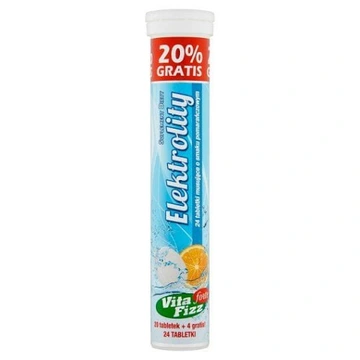 Vita Fizz Forte Suplement diety elektrolity o smaku pomarańczowym 103,2 g (24 sztuki)
