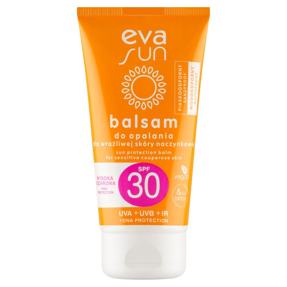 Eva Sun Balsam do opalania dla wrażliwej skóry naczynkowej SPF 30 150 ml