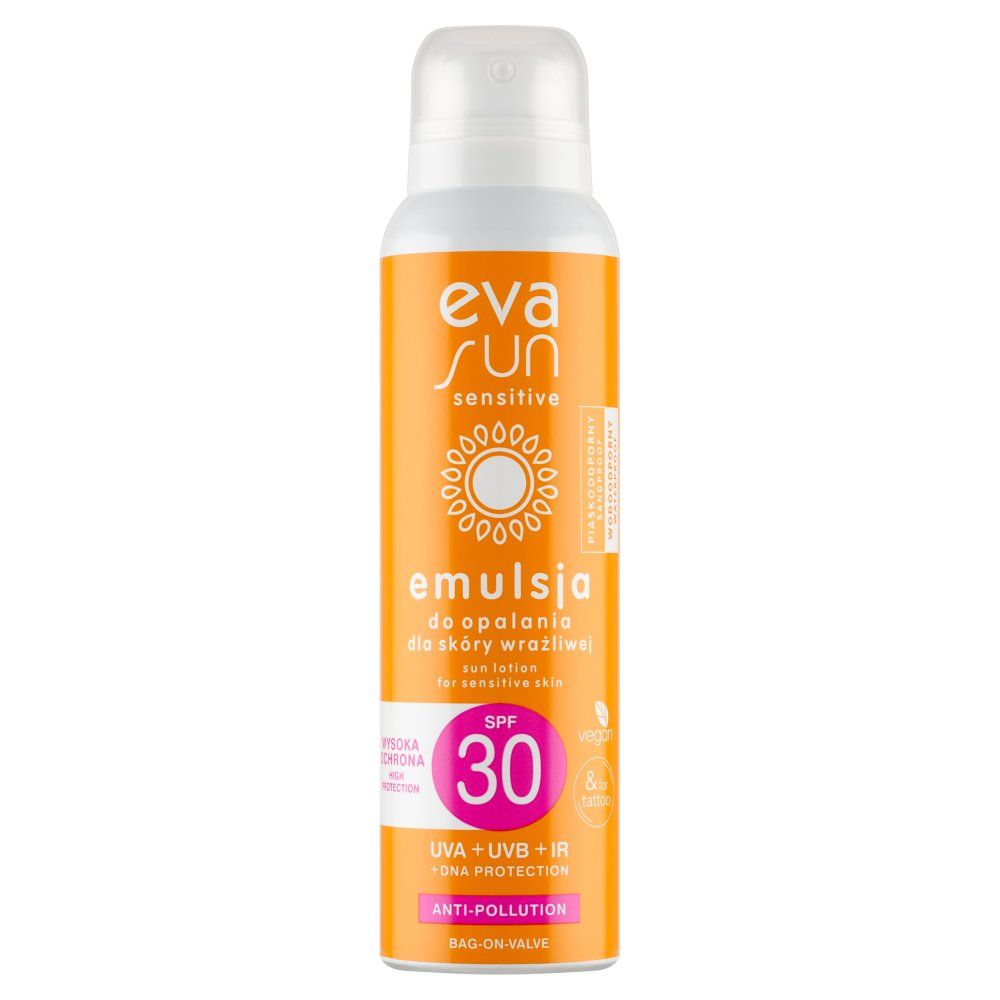 Eva Sun Sensitive Emulsja do opalania dla skóry wrażliwej SPF 30 120 ml