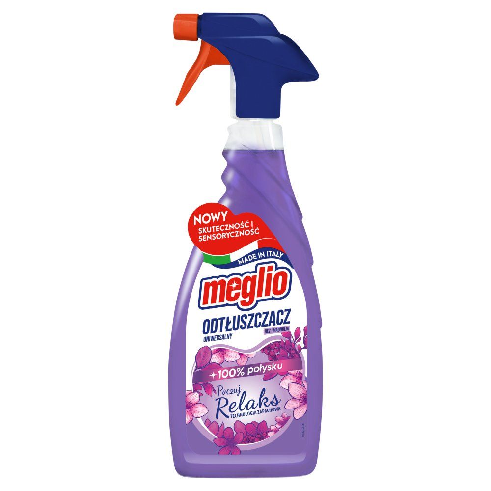 Meglio Poczuj Relaks Odtłuszczacz uniwersalny bez i magnolia 650 ml