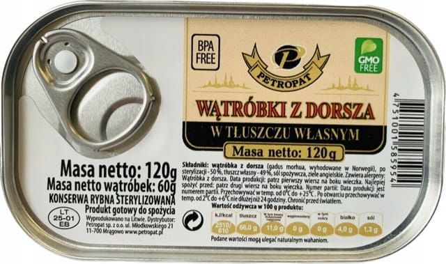 PETR WĄTRÓBKA 121G TŁUSZCZ