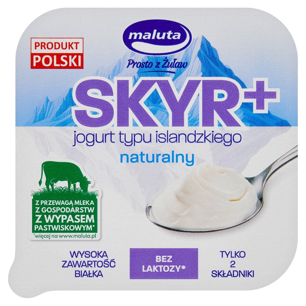 Maluta Skyr+ Jogurt typu islandzkiego naturalny 200 g