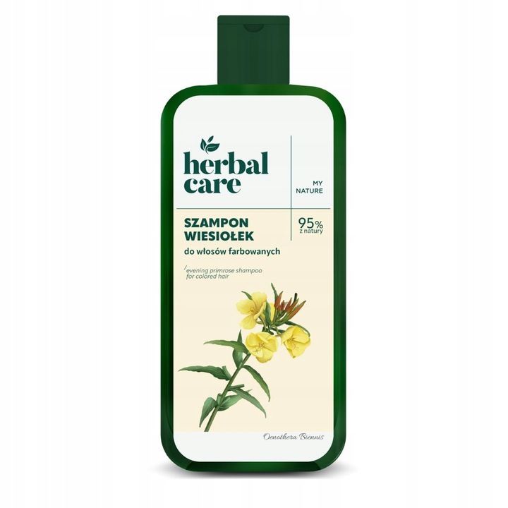 HERBAL CARE Szampon do włosów farbowanych Wiesiołek 330 ml