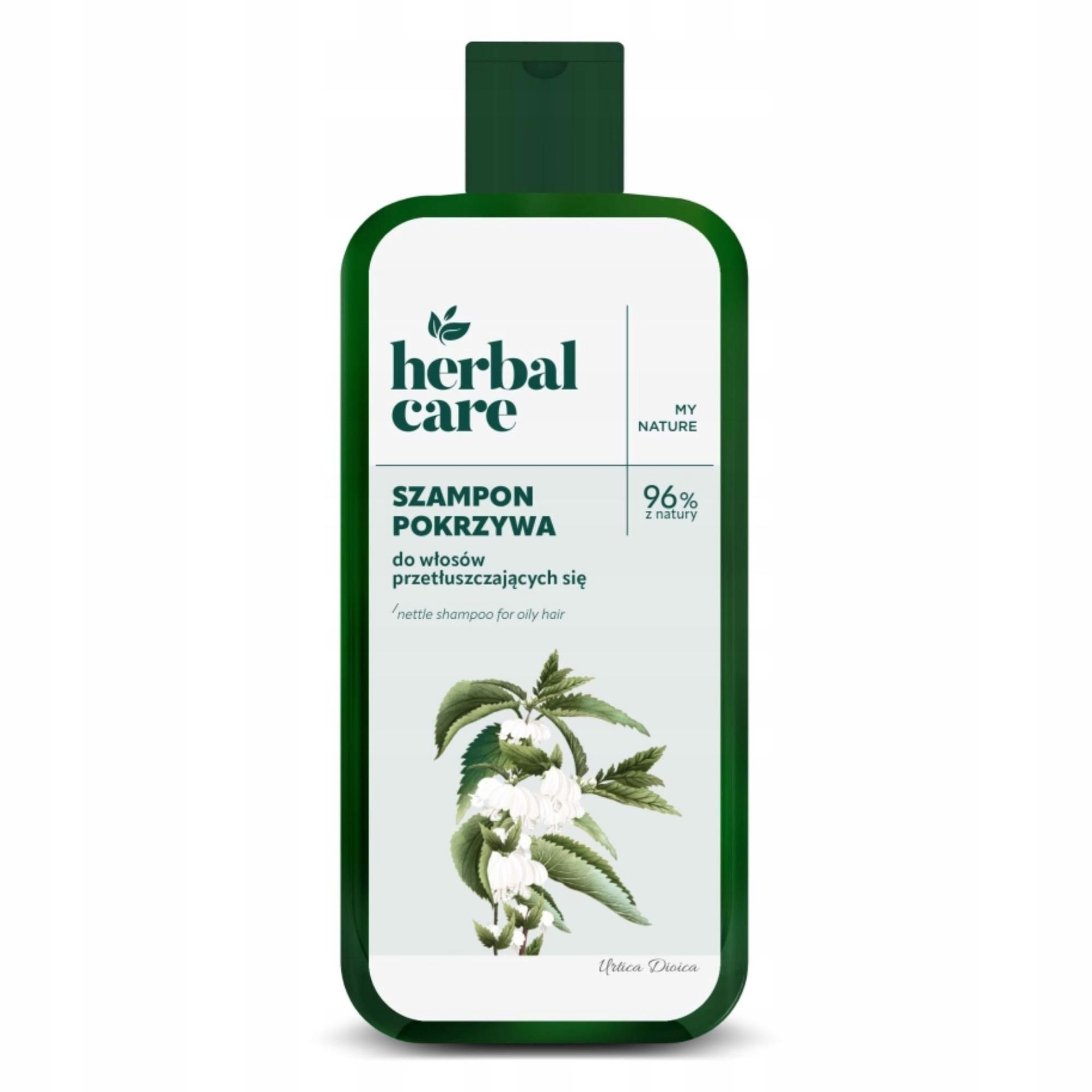 HERBAL CARE SZAMPON WŁOSY PRZETŁUSZCZAJĄCE SIĘ POKRZYWA 330ML