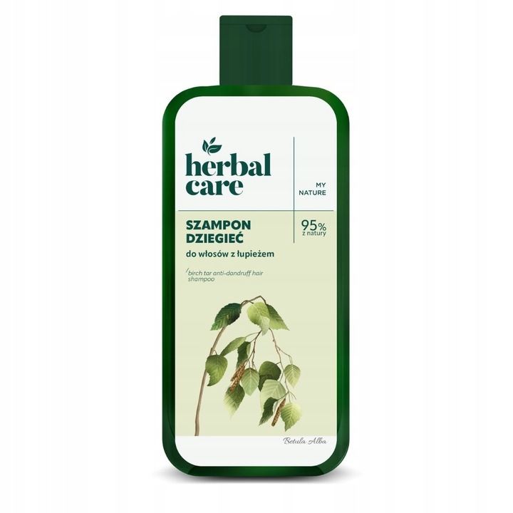 Herbal Care Szampon do włosów z łupieżem Dziegieć 330 ml