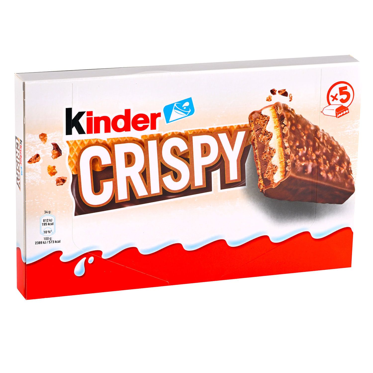 KINDER CRISPY WAFELEK 5X34G