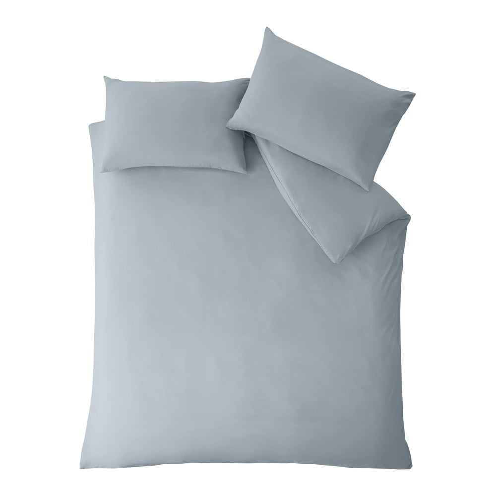 Szaroniebieska pościel dwuosobowa 260x220 cm So Soft Non-Iron – Catherine Lansfield