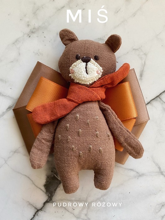 Artystyczna Brosza z niesamowitym Misiem! Pop Art MIŚ