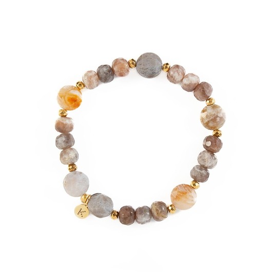 Bransoletka z kamieniem głębokiej transformacji - Wersja Pozłacana