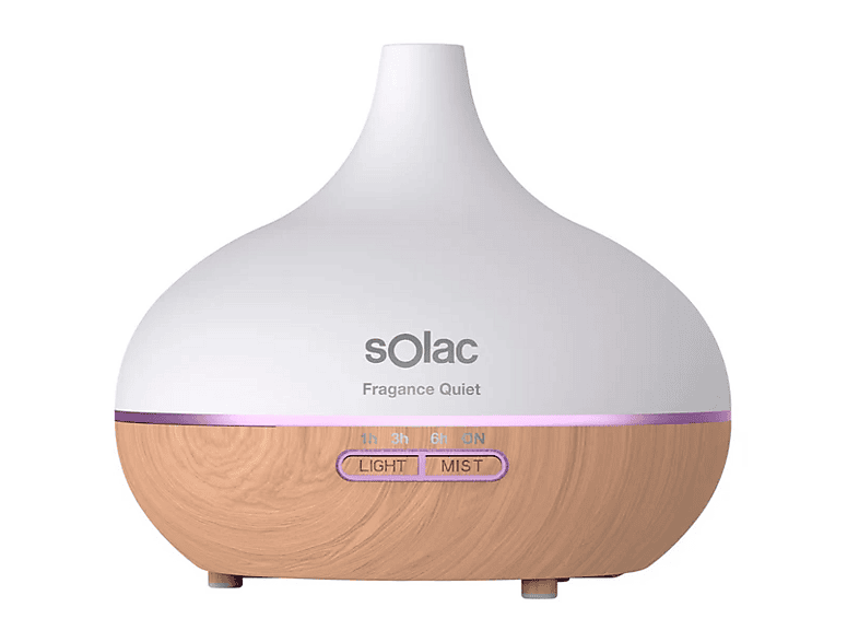 Nawilżacz powietrza z dyfuzorem zapachowym SOLAC S95401400 Biało-brązowy
