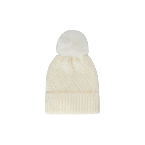 Czapka zimowa dziewczęca 4F z pomponem ciepła ACAPF647-11S