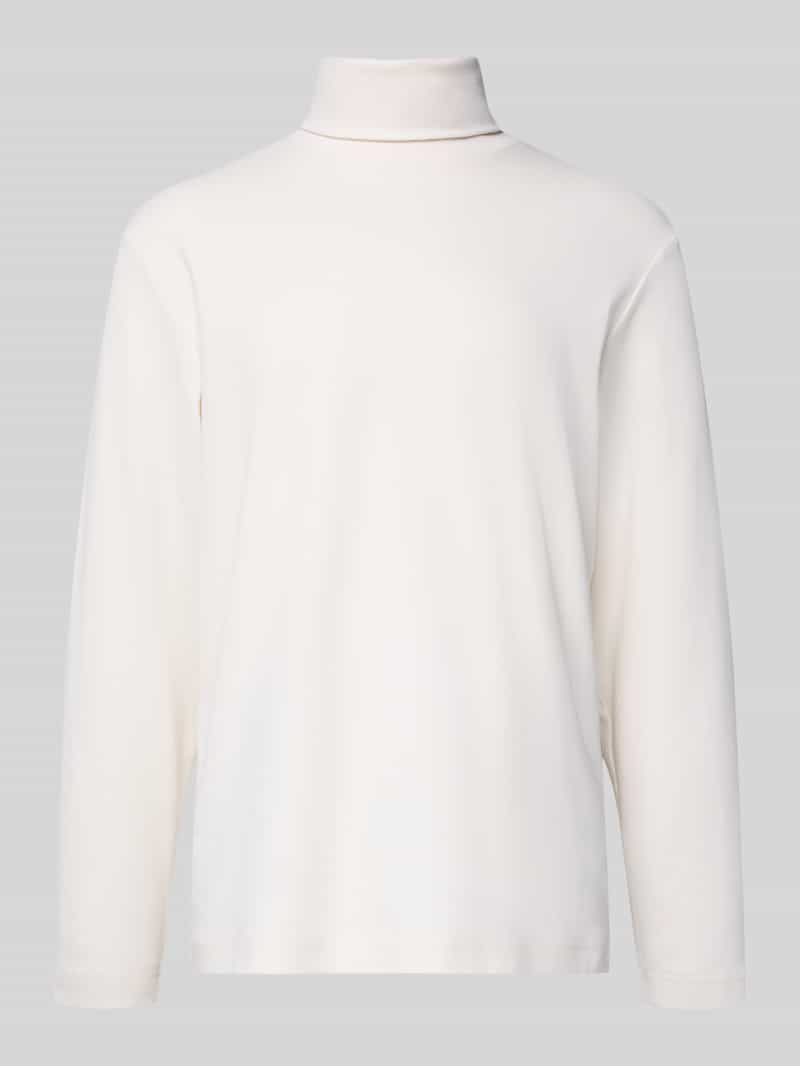 Golf o kroju regular fit z mieszanki bawełny