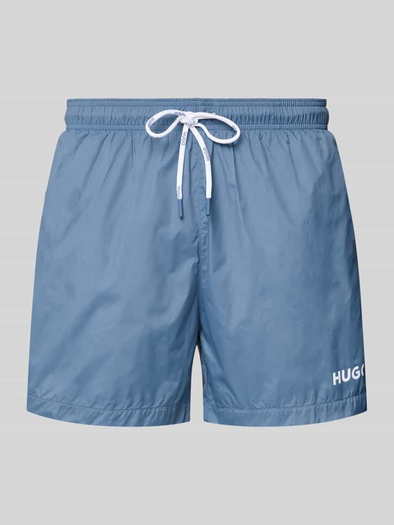 Spodenki kąpielowe z nadrukiem z logo model ‘HAITI’