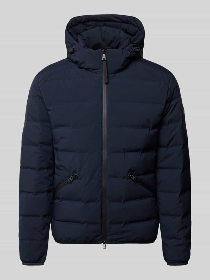 Kurtka puchowa o kroju regular fit z kapturem