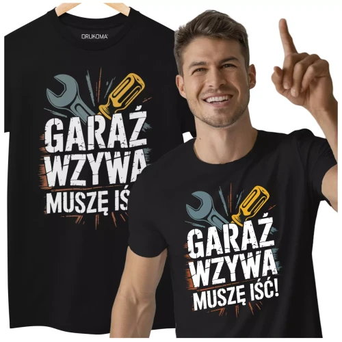 KOSZULKA MĘSKA ZABAWNA NA KAŻDĄ OKAZJE Z NAPISEM: 