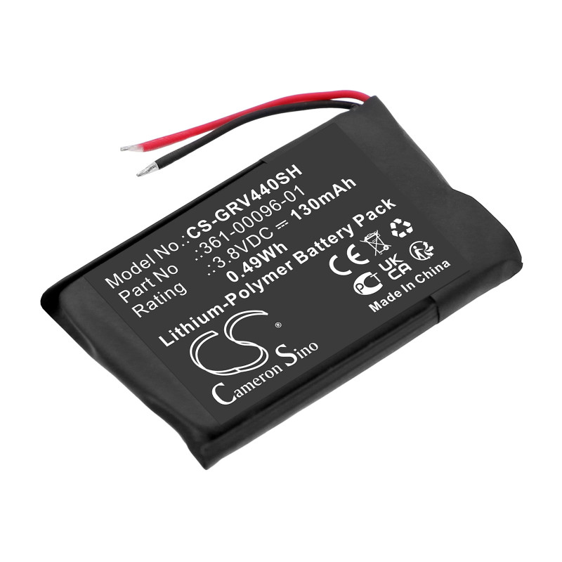 Garmin vivoactive 4S 40mm / 361-00096-01 130mAh 0.49Wh Li-Polymer 3.8V (Cameron Sino)