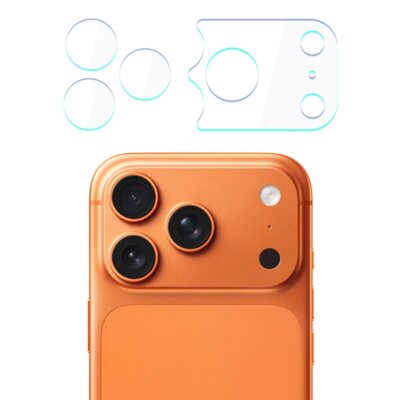 Szkło hybrydowe na obiektyw 3MK Hardy Fusion Lens Protection do Apple iPhone 17 Pro