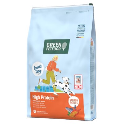 Karma dla psa GREEN PETFOOD High Protein with Insects & Salmon 7.5 kg