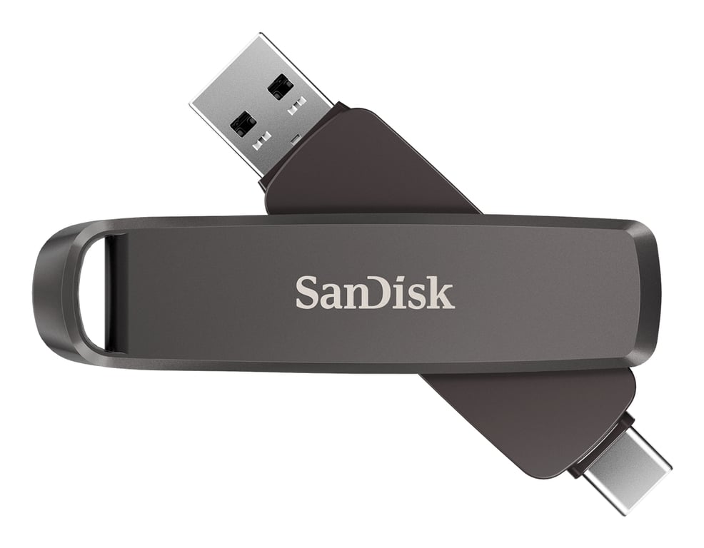 SanDisk Extreme PRO pamięć USB 256 GB USB Type-C/USB Type-A 3.2 Gen 2 (3.1 Gen 2) Czarny SDDDE1-256G-G46