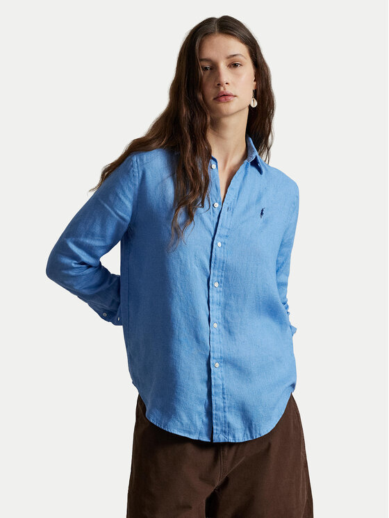 Polo Ralph Lauren Koszula 211970730510 Niebieski Regular Fit