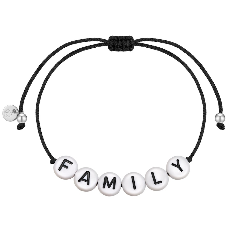 Glanzstücke München Bransoletka FAMILY z srebra próby 925 w kolorze srebrnym Bransoletki 1 ct Damski