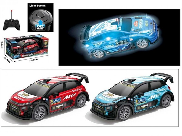 Auto R/C 1: 22 ze światłem