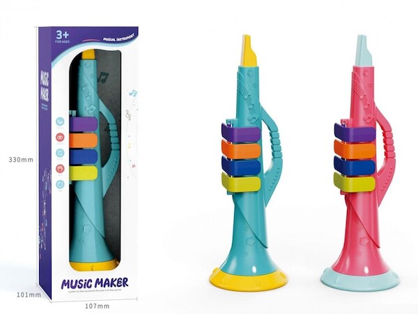 Trąbka 34x9,7x9,7cm MIX